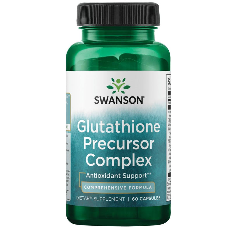 Swanson Dr Stephen Langer's Glutathione Precursor Complex, 60 Capsules | Glutathione-Boosting Complex with Pharma-Grade Aminos, TMG and ALA plus Setria for Antioxidant and Detox Support
