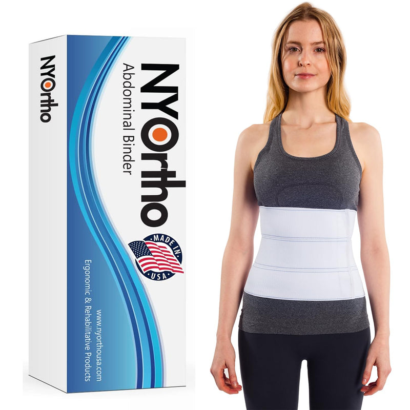 [Australia] - NYOrtho Abdominal Binder Lower Waist Support Belt - Compression Wrap for Men and Women MADE IN USA (45" - 60") 3 Panel - 9" 3 Panel - 9" High 45-60 Inch (Pack of 1) 