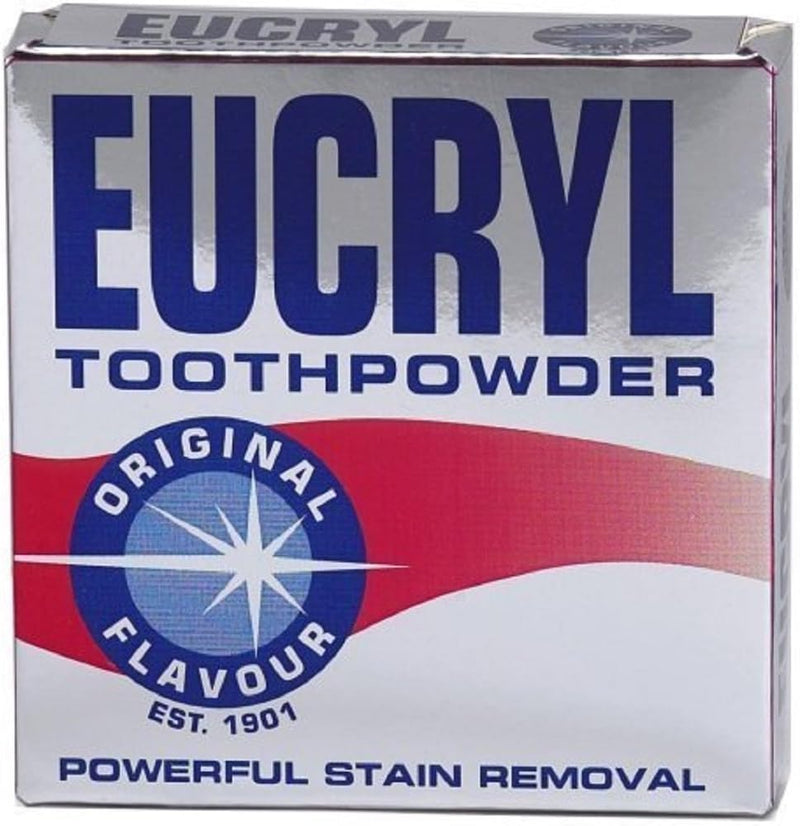 [Australia] - Eucryl Smokers Toothpowder Original 50g, Powerful Stain Remover (Pack of 6) 