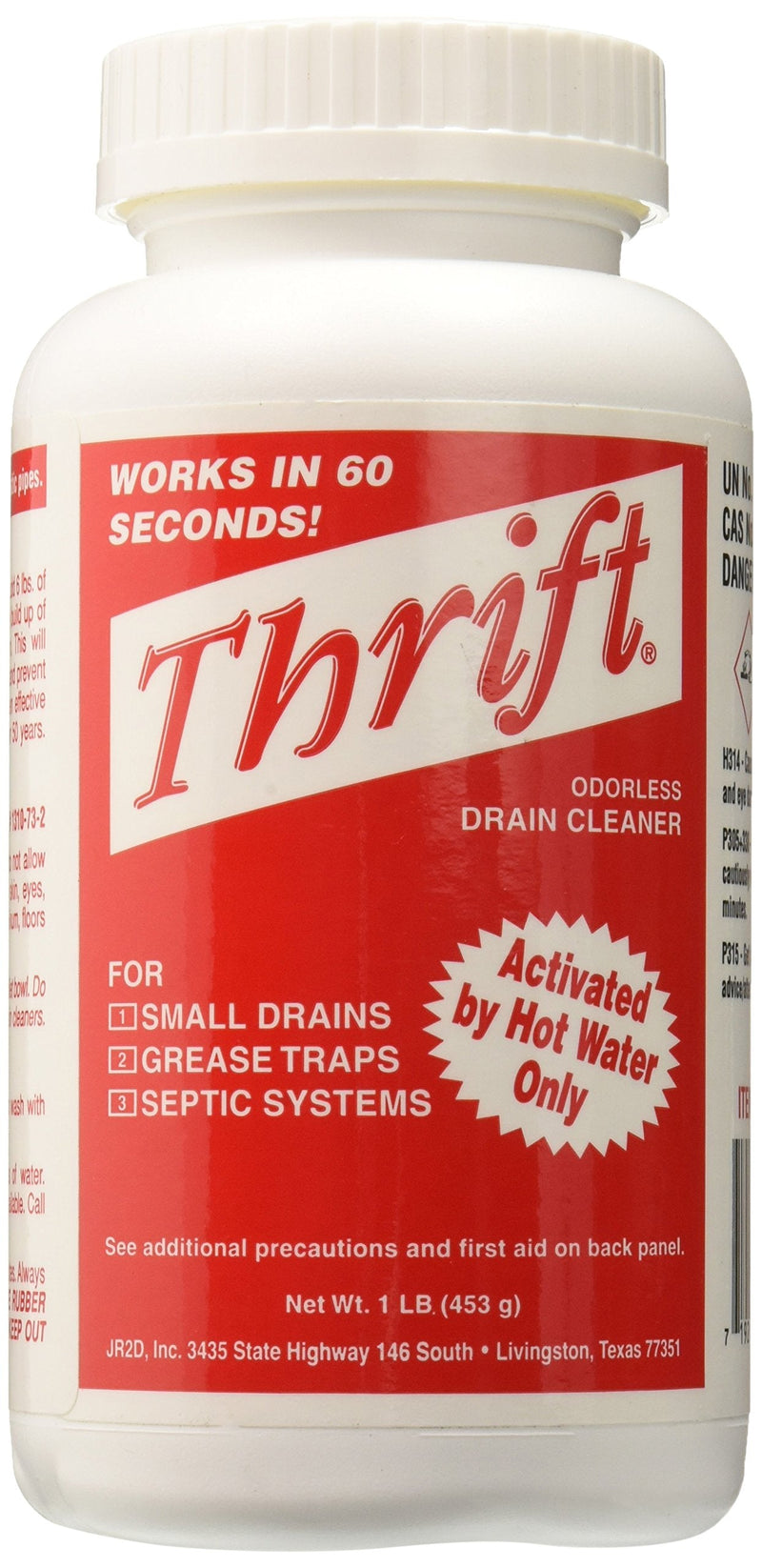 [Australia] - Thrift T-100 Alkaline Based 1-Pound Granular Drain Cleaner,Red 