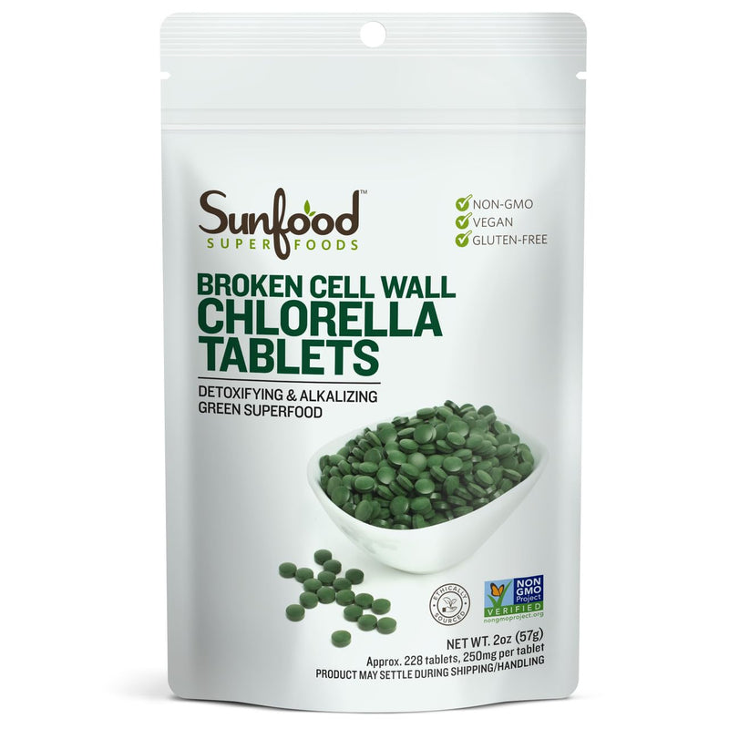 [Australia] - Sunfood Chlorella Tablets, 2 oz 
