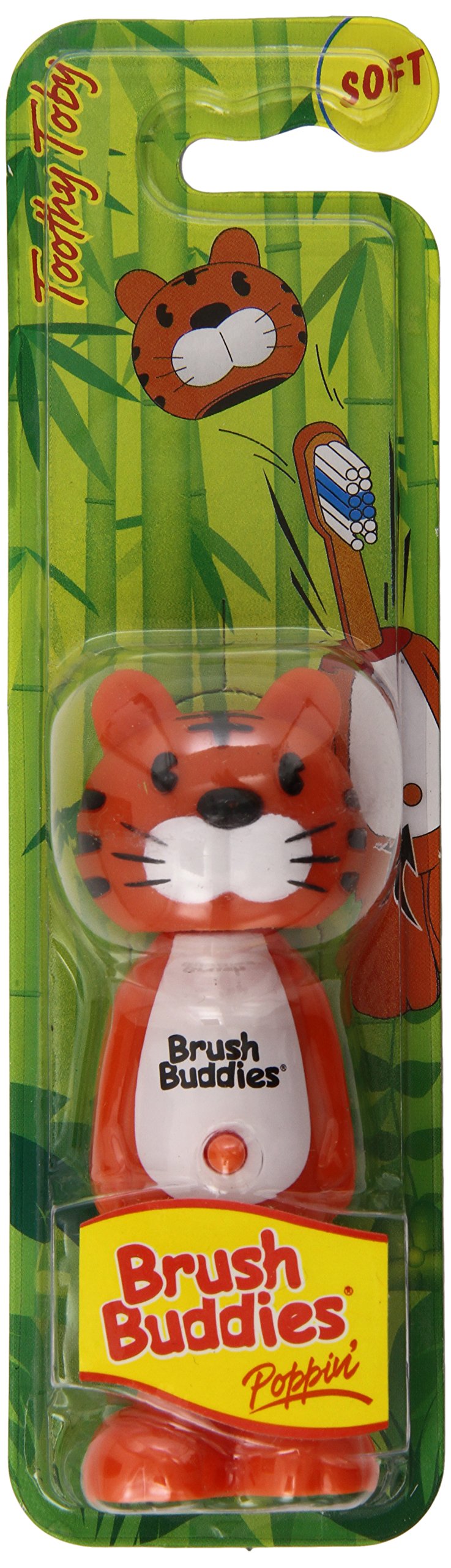 [Australia] - Brush Buddies Toothy Toby Toothbrush, BPA Free, Battery Powered, Multicolor, Unisex-Kids 