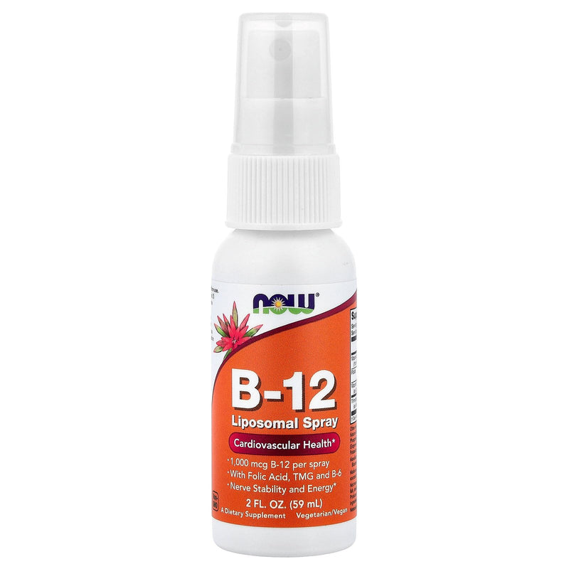 NOW Foods B-12 Lipospray, 2 oz Spray