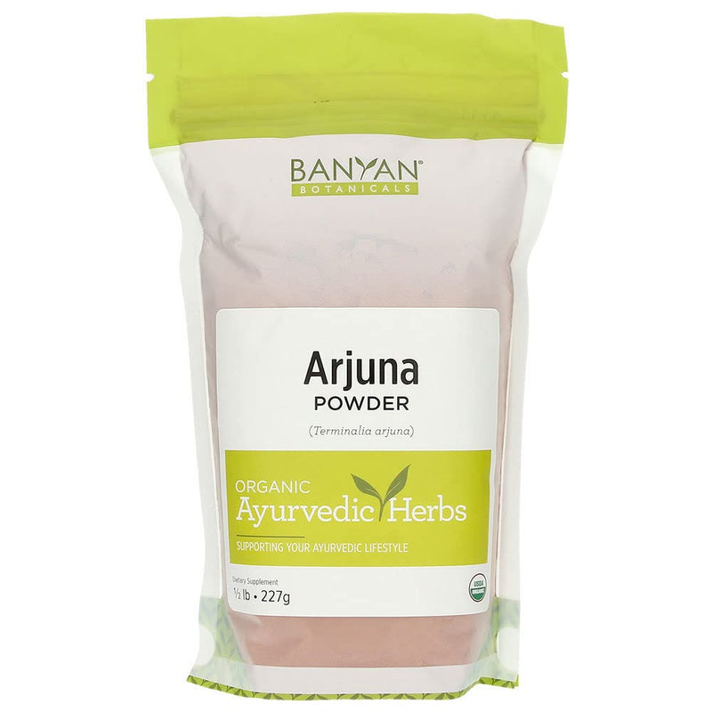 [Australia] - Banyan Botanicals Organic Arjuna Powder ­­– Arjuna Bark Powder (Terminalia Arjuna) –Traditional Herbal Heart Supplement for Proper Heart Function* – 1/2 lb. – Non-GMO, Sustainably Sourced, Vegan* 7.95 Ounce (Pack of 1) 