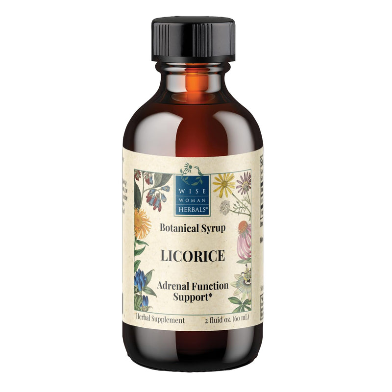 [Australia] - Wise Woman Herbals Licorice Botanical Syrup (Formerly Solid Extract) 4:1, Alcohol-Free, Herbal Digestive Comfort, Adrenal Balance, Immune, Respiratory & Healthy Inflammatory Response Support, 2 Fl Oz 2 Ounce (Pack of 1) 