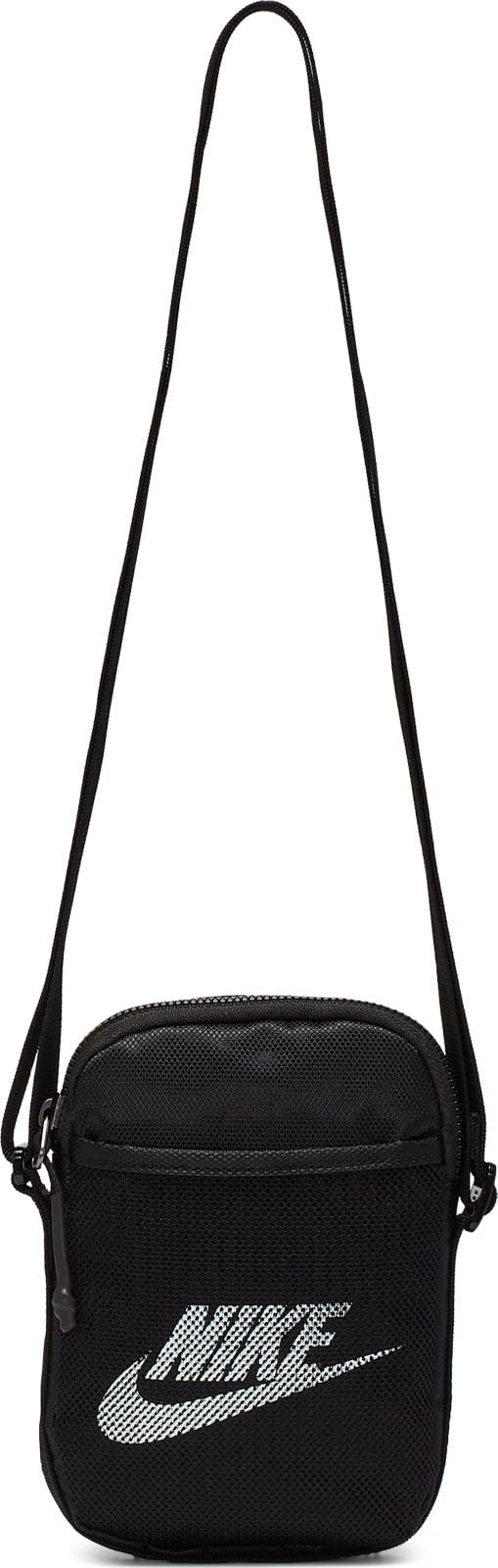 Nike Heritage Crossbody Black Shoulder Bag 17 x 23 x 6 cm Black/Black/(White) Solid