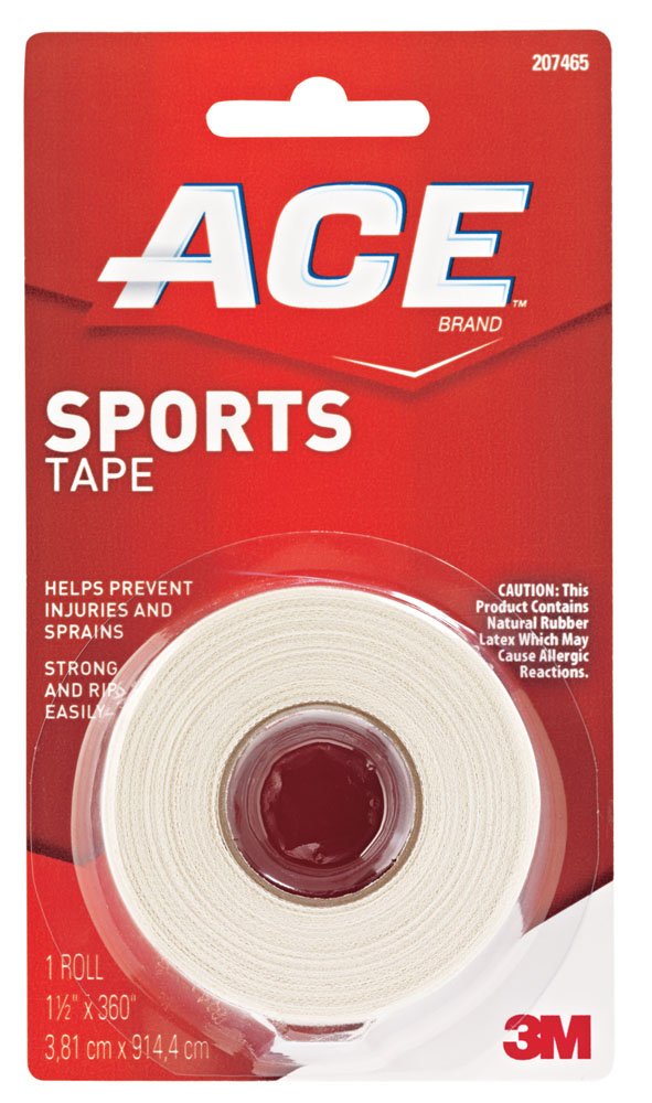 ACE Sports Tape, 1.5 Inches X 10 Yards (Pack of 3)