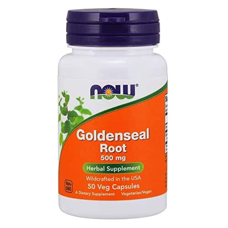 [Australia] - Now Foods GOLDENSEAL ROOT 500mg 50 CAPS 