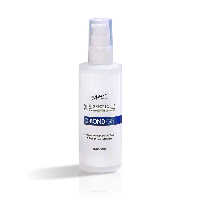 [Australia] - X10 Pro-Tools D Bond Gel Remover by The Hair Shop, Keratin Glue Fusion Pre Bonded U Tip, K Tip Adhesive Remover For Super Or Regular Keratip, For Keratin Glue, Tape-Ins and Shrinkies (4 oz Bottle) 