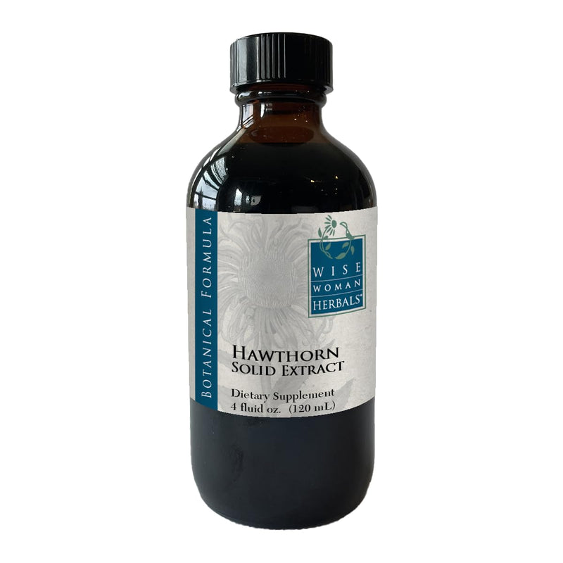 [Australia] - Wise Woman Herbals – Hawthorn Berry Extract Liquid - Extra Strength 4:1 Extract - Alcohol-Free - for Cardiovascular Health and Heart Function - 4 oz 4 Fl Oz (Pack of 1) 