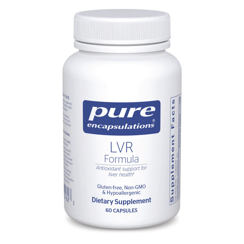 [Australia] - Pure Encapsulations LVR Formula | Hypoallergenic Supplement with Antioxidant Support for Liver Cell Health | 60 Capsules 60 Count (Pack of 1) 