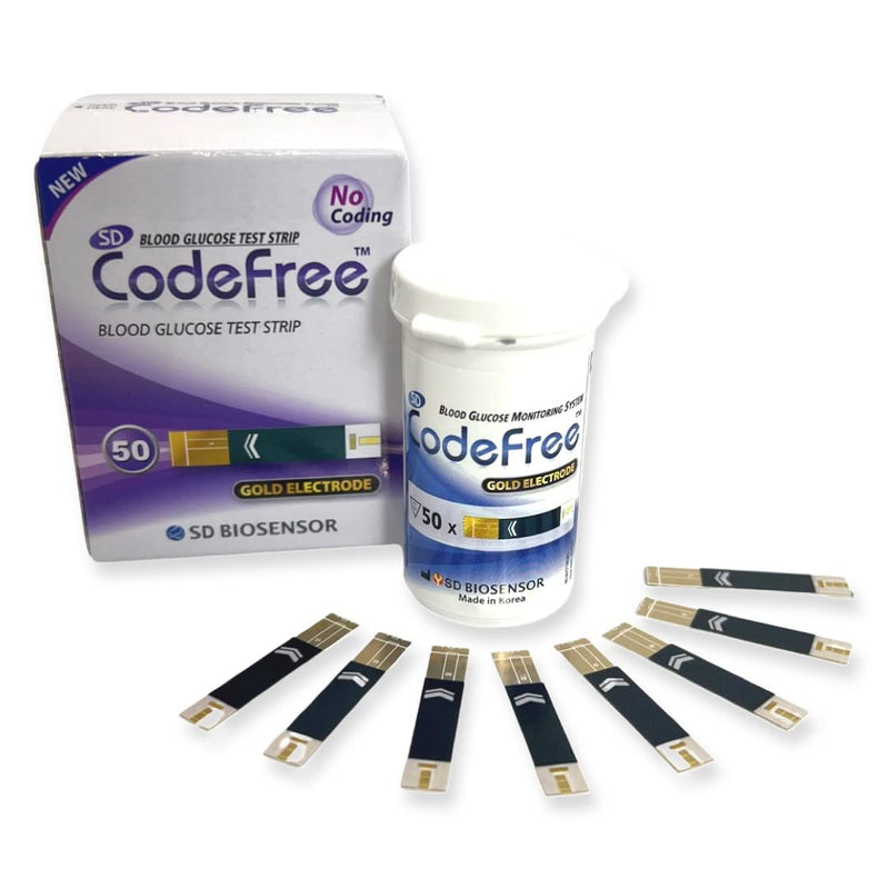[Australia] - SD Biosensor 100 Strips Sd Codefree Blood Glucose Monitor/Monitoring Test/Testing Kit Replacement Strips Yes - I Have Diabetes 