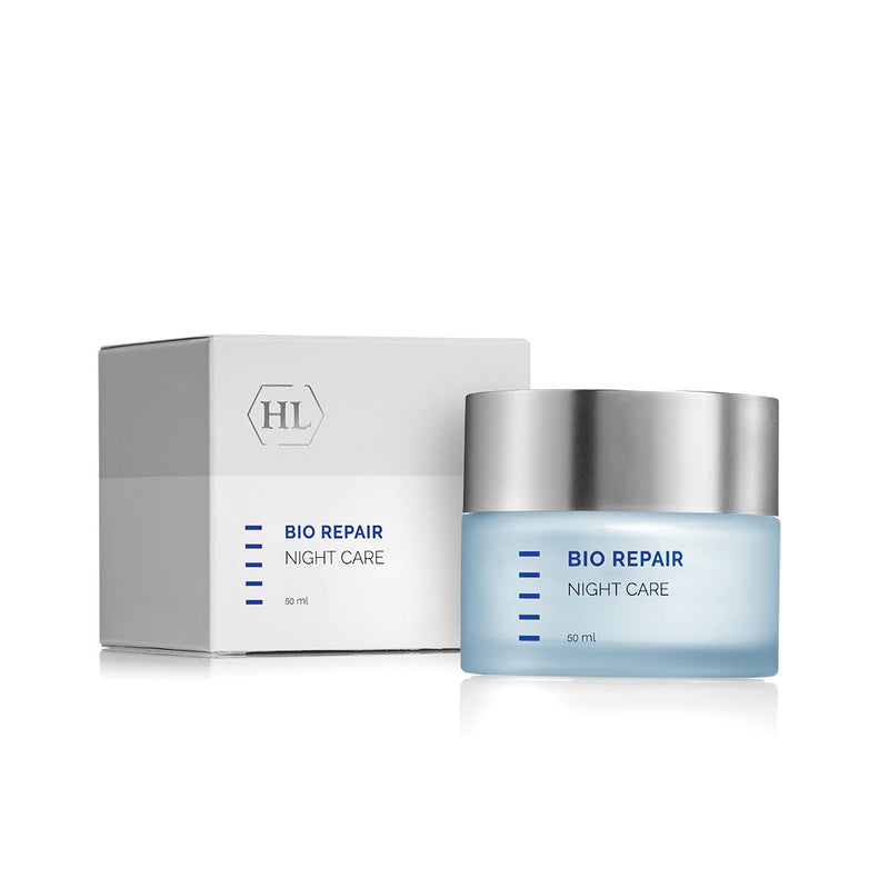 HL Holy Land Cosmetics Bio Repair Night Care with Vitamin E, Collagen and Elastin to Smooth Fine Lines and Wrinkles, 1.7 fl.oz