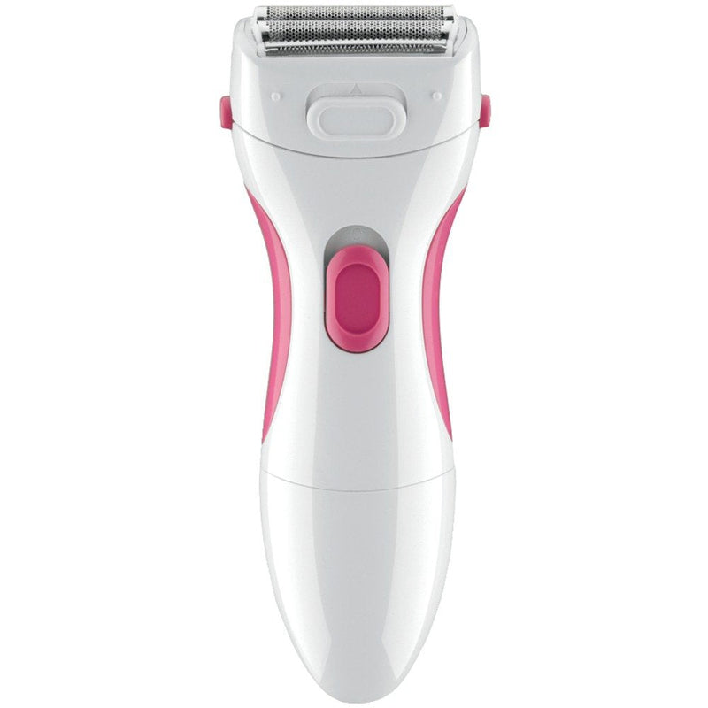 [Australia] - Conair Body and Facial Hair Removal for Women, Cordless Electric Dual Foil Shaver & Trimmer, Perfect for Face, Ear/Nose, Eyebrows, Legs, and Bikini Lines White/Pink 1 Count (Pack of 1) 