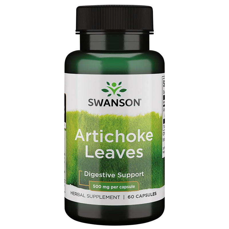 [Australia] - Swanson Artichoke Leaves (Cynara Scolymus) 500 Milligrams 60 Capsules 