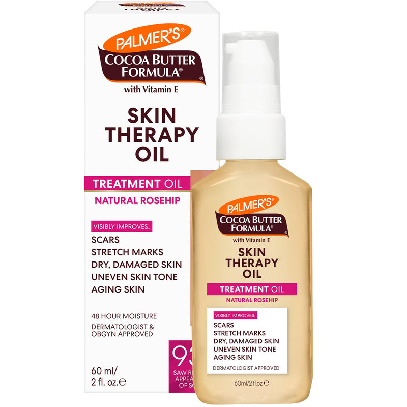 Palmer's Cocoa Butter Formula Skin Therapy Moisturizing Body Oil with Vitamin E, Rosehip Fragrance, 2 Ounces