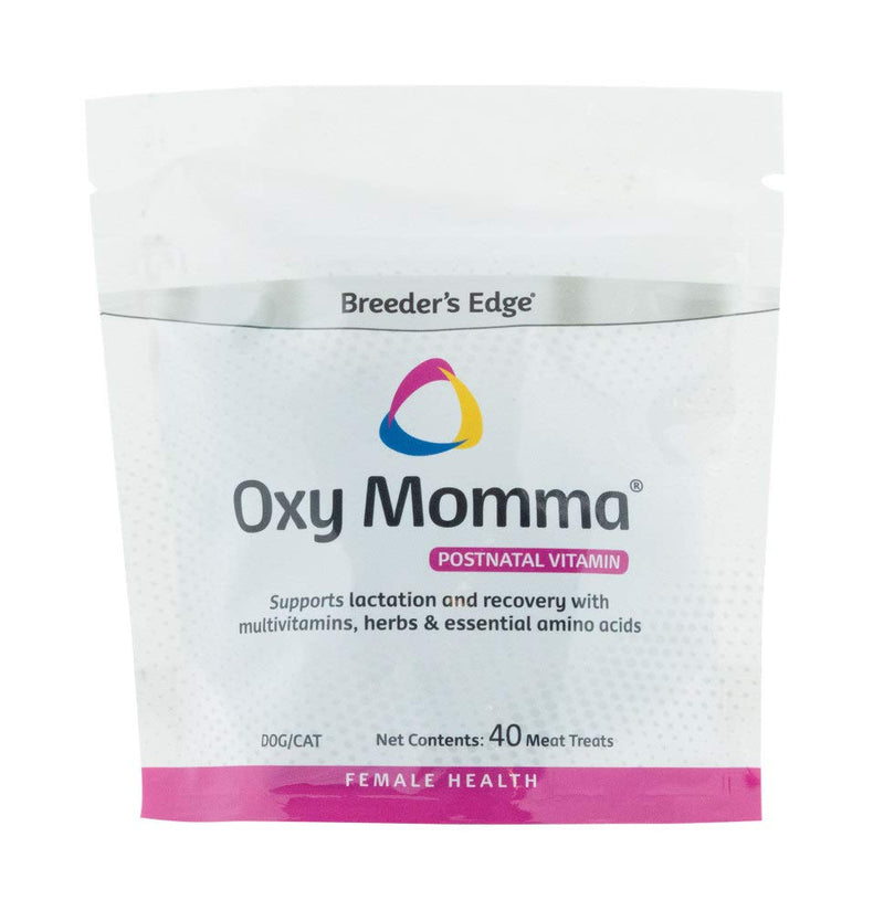 Revival Animal Health Breeder's Edge Oxy Momma- Nursing & Recovery Supplement- 40ct Meat Treats (Packaging May Vary) - PawsPlanet Australia