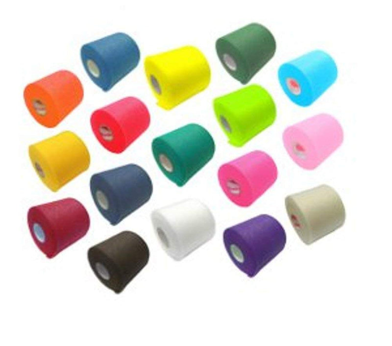 [Australia] - Mixed Colors Bulk Prewrap for Athletic Tape - 12 Rolls, Rainbow by IthacaSports 