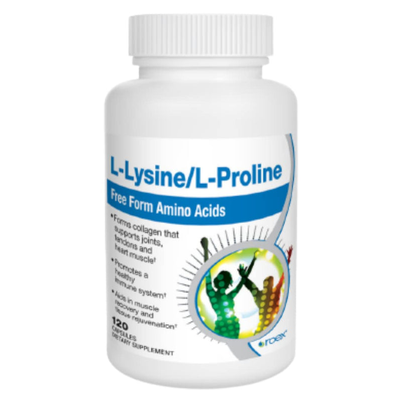 [Australia] - Roex Vitamins | L-Lysine | L-Proline | Muscle Maintenance and Recovery | Healthy Joints | Nutritional-Supplement | 120 Count 