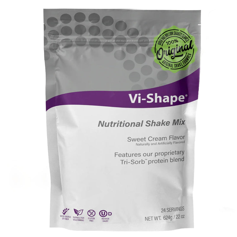 Vi-Shape - Original Nutritional Shake Mix Sweet Cream Flavor - Pack of 1 | ViSalus, Plant-Based Protein, Meal Replacement, Sweet Cream Flavor, Fiber, 26 Vitamins And Minerals, Easy To Mix, Value Pack