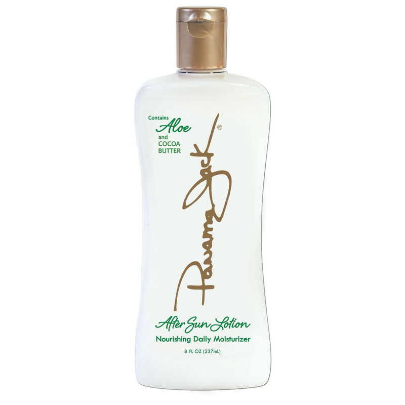 Panama Jack Aloe Moisturizer Lotion - After Sun Daily Skincare , Contains Olive & Hemp Seed Oils with Vitamin E, 8 FL OZ (Pack of 1) | After Sun Daily Skincare Preserves Tan, Contains Antioxidants, Cocoa Butter, Olive Oil & Vitamin E 8 Fl Oz (Pack of 1)