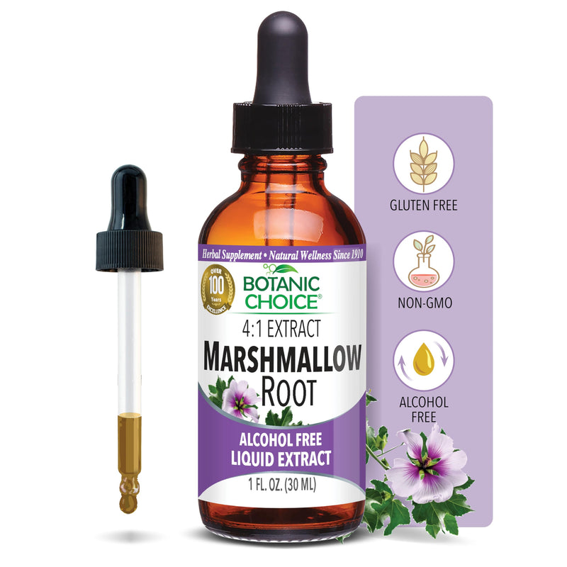 [Australia] - Botanic Choice Marshmallow Root Liquid Extract - Alcohol Free, Gluten Free, Traditional Throat and Respiratory Support 1 fl. oz. 
