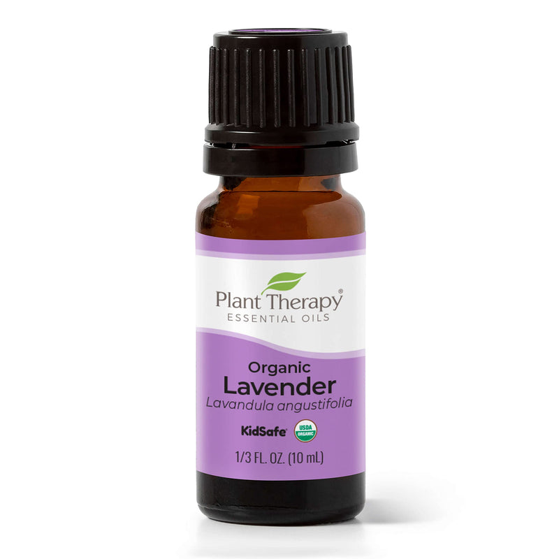 [Australia] - Plant Therapy Organic Lavender Essential Oil 100% Pure, USDA Certified Organic, Undiluted, Natural Aromatherapy, Therapeutic Grade 10 mL (1/3 oz) 0.33 Fl Oz (Pack of 1) 