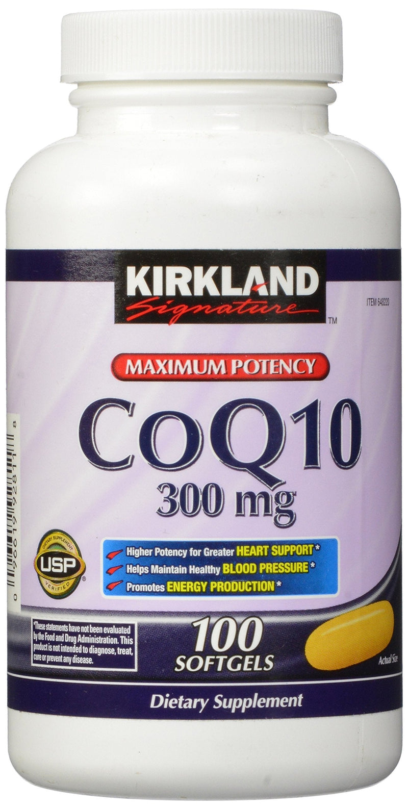 [Australia] - Kirkland Signature COQ10 100 Softgels, 300 mg, 6.4 Ounce 100 Count (Pack of 1) 