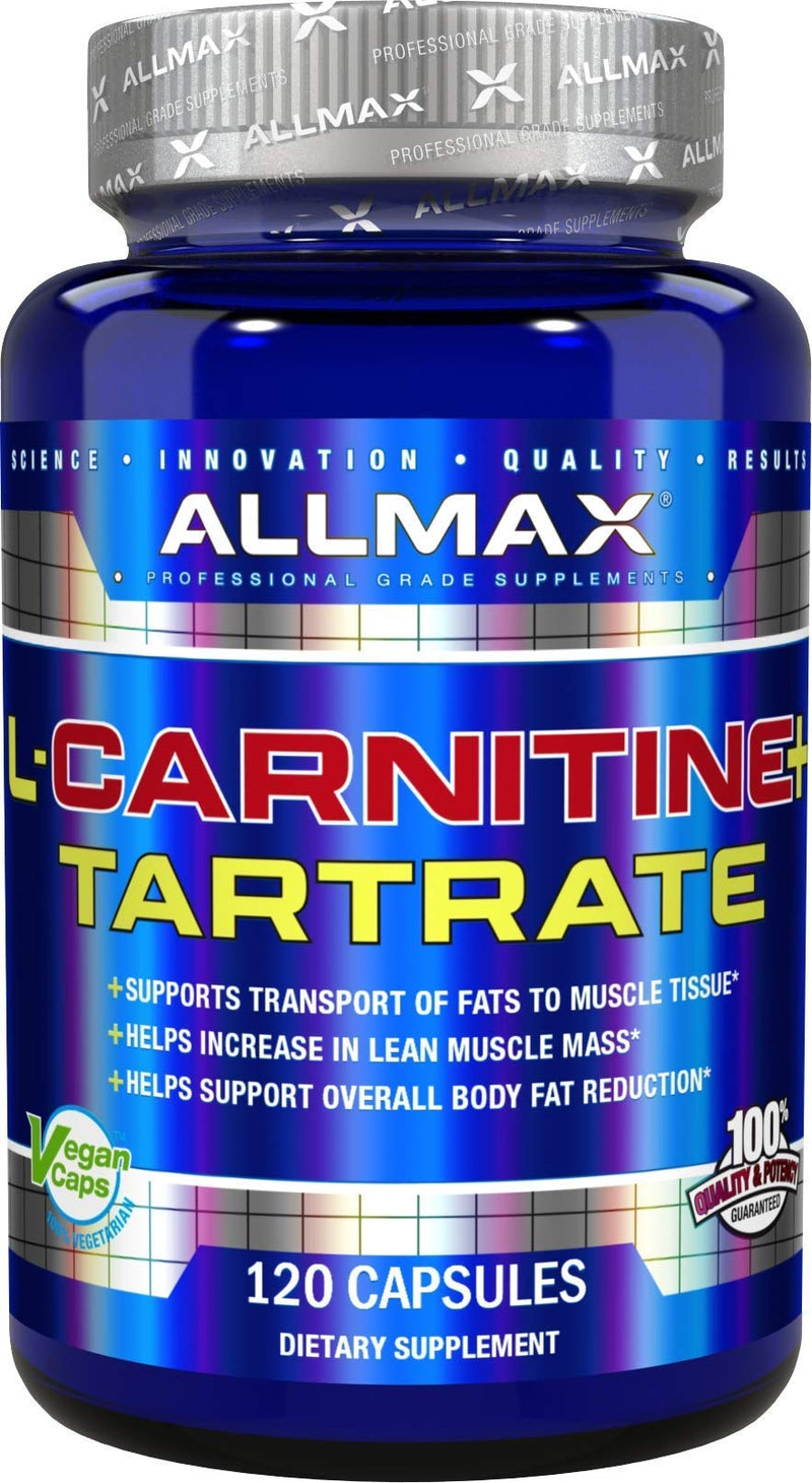 [Australia] - ALLMAX Nutrition L-Carnitine + Tartrate, 120 Capsules 