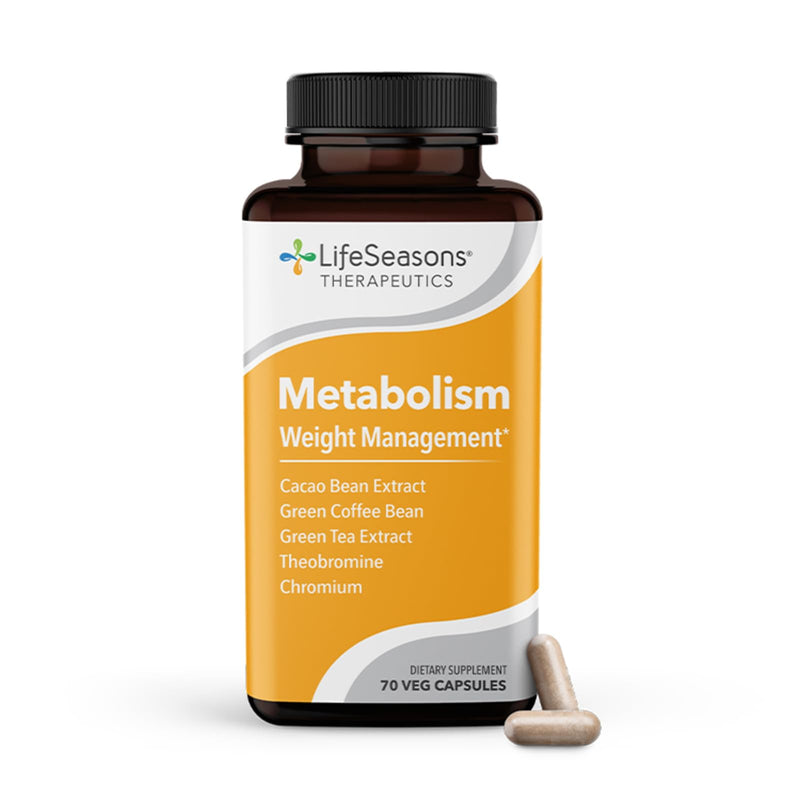 [Australia] - Metabolism - Weight Control Support & Energy Boosting Supplement - Natural Appetite Suppressant - Curbs Cravings - Green Tea, Coffee Bean, Chromium, Cacao & Theobromine - 70 Capsules 70 Count (Pack of 1) 