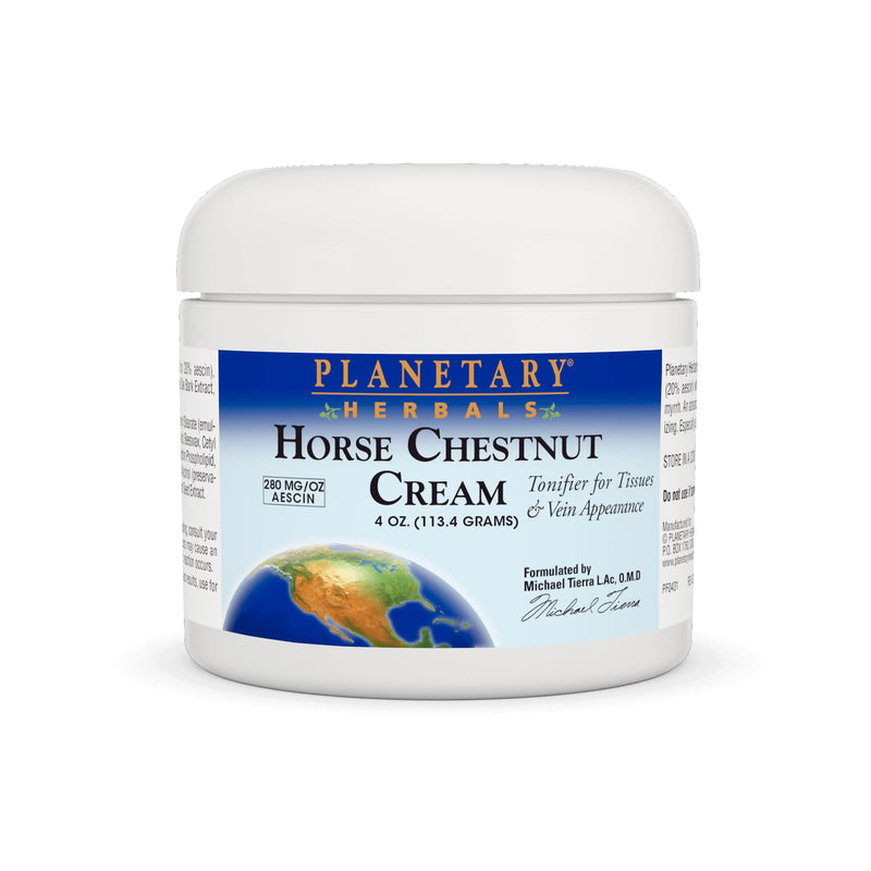 Planetary Herbals Horse Chestnut Cream Tonifier - 4oz 4 Ounce (Pack of 1) - PawsPlanet Australia
