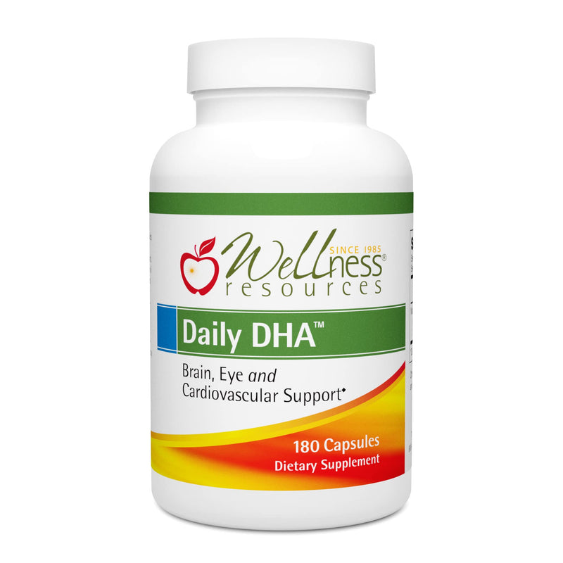 [Australia] - Wellness Resources Daily DHA - Highest Potency & Purity DHA Fish Oil in TG Form (180 Capsules) 180 Count (Pack of 1) 