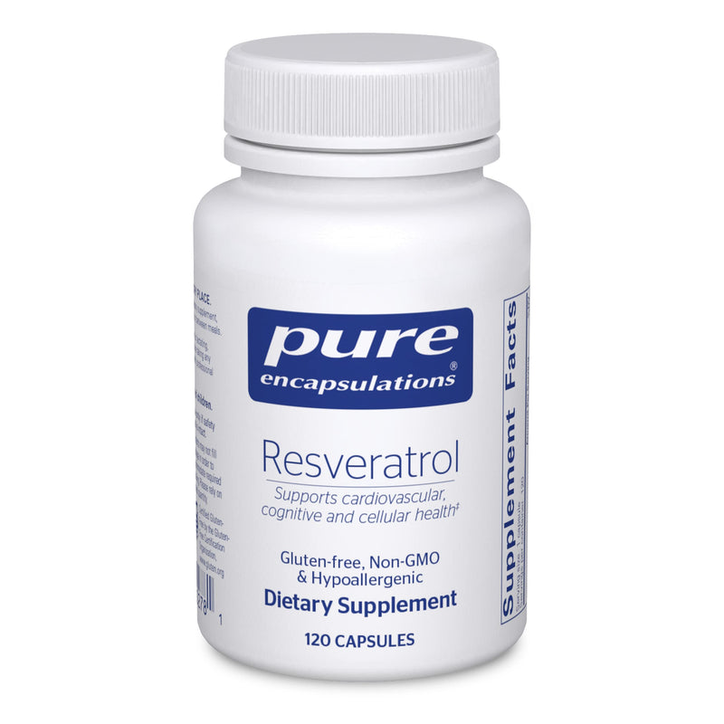 [Australia] - Pure Encapsulations Resveratrol - Cardiovascular, Cellular Health & Memory Support* - 40 mg Trans-Resveratrol - Antioxidants Supplement - Gluten Free & Non-GMO - 120 Capsules 120 Count (Pack of 1) 