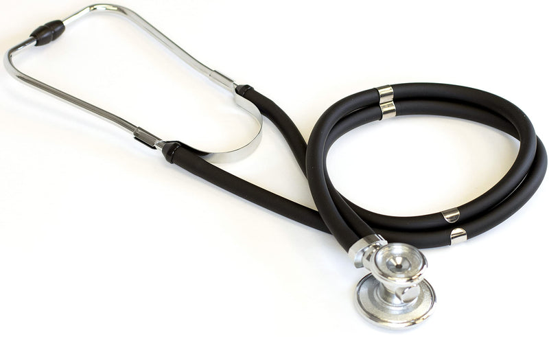 [Australia] - Primacare DS-9295-BK 30" Sprague Rappaport Style Stethoscope for Doctors, Nurses and Medical Students, First Aid Professional Dual Head Cardiology Kit for Men, Women and Pediatric, Black 