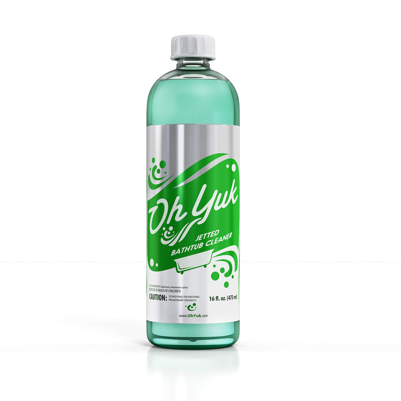 [Australia] - Oh Yuk Jetted Tub Cleaner for Jacuzzis, Bathtubs, and Whirlpools - 16 Ounces 16 Fl Oz (Pack of 1) 