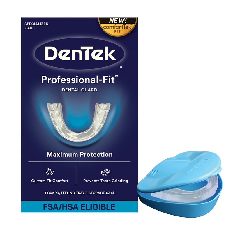 [Australia] - DenTek Professional-Fit Dental Guard, Mouth Guard for Grinding Teeth at Night, 1 Count 1 Count (Pack of 1) 