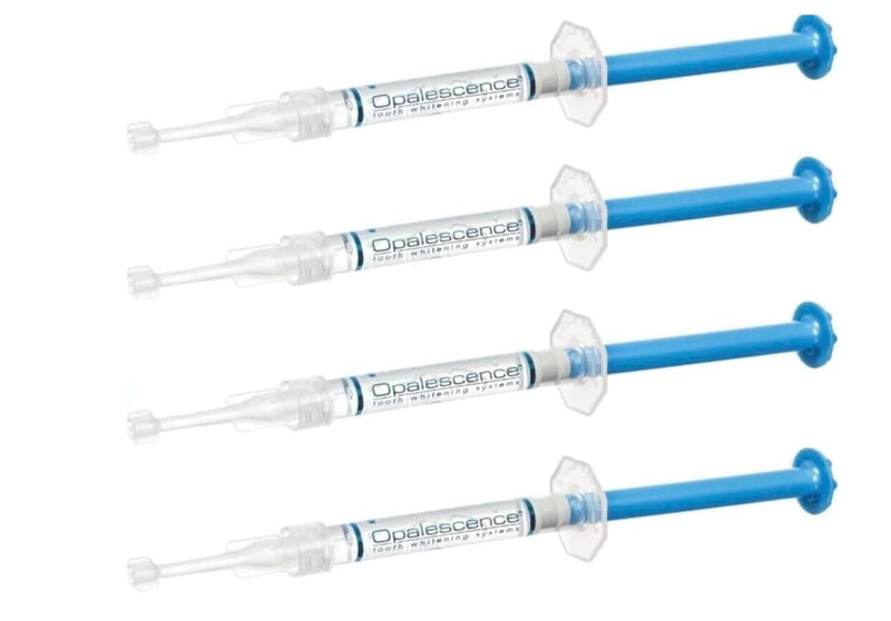 Opalescence 35% Teeth Whitening Gel Refill Syringes, with PF (4ct) - 5405-2 | 35% Carbamide Peroxide Whitening Gel for Custom Trays. Low-Sensitivity Formula, Unflavored, Dentist Developed Made in USA. Opalescence 0.04 Fl Oz (Pack of 4)