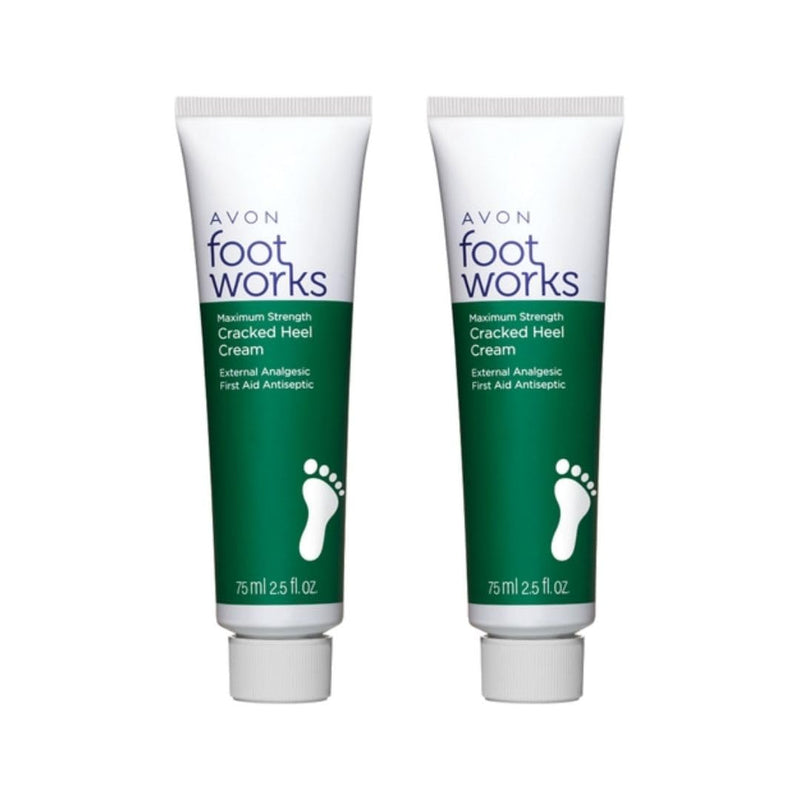 2 Foot Works Healthy Maximum Strength Cracked Heel Creams 2.5 Fl Oz (Pack of 1)