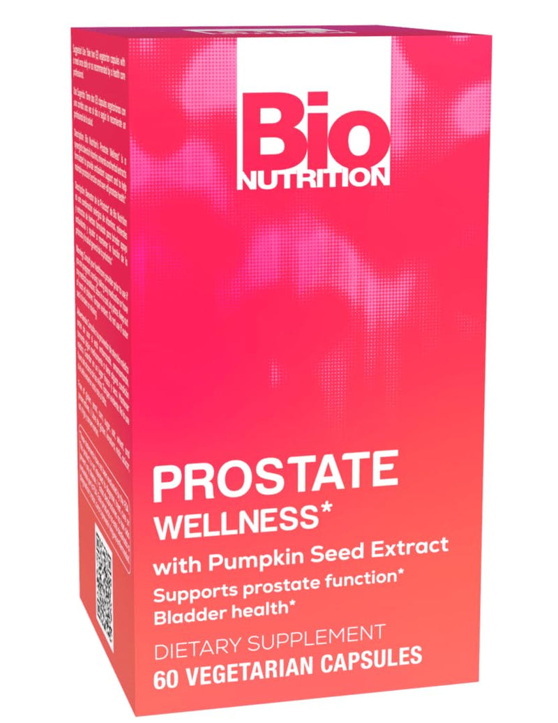 Bio Nutrition Prostate Wellness with Pumpkin Seed Extract 60 Capsules