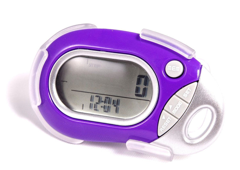 [Australia] - Pedusa PE-771 Tri-Axis Multi-Function Pocket Pedometer (Purple with Holster/B... 