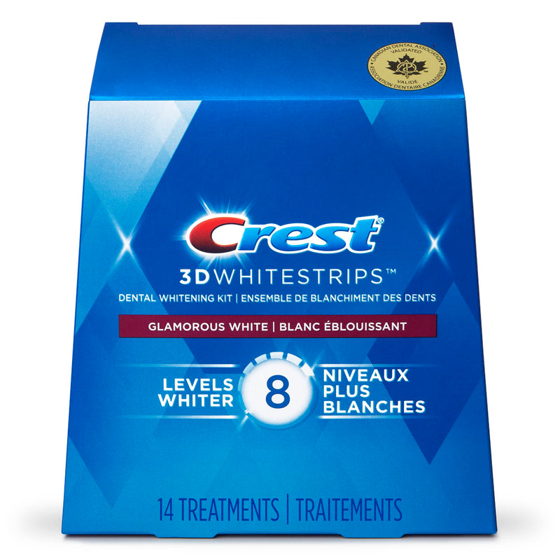 [Australia] - Crest 3D Whitestrips Glamorous White 28 Strips - 14 Treatments 28 Count (Pack of 1) 