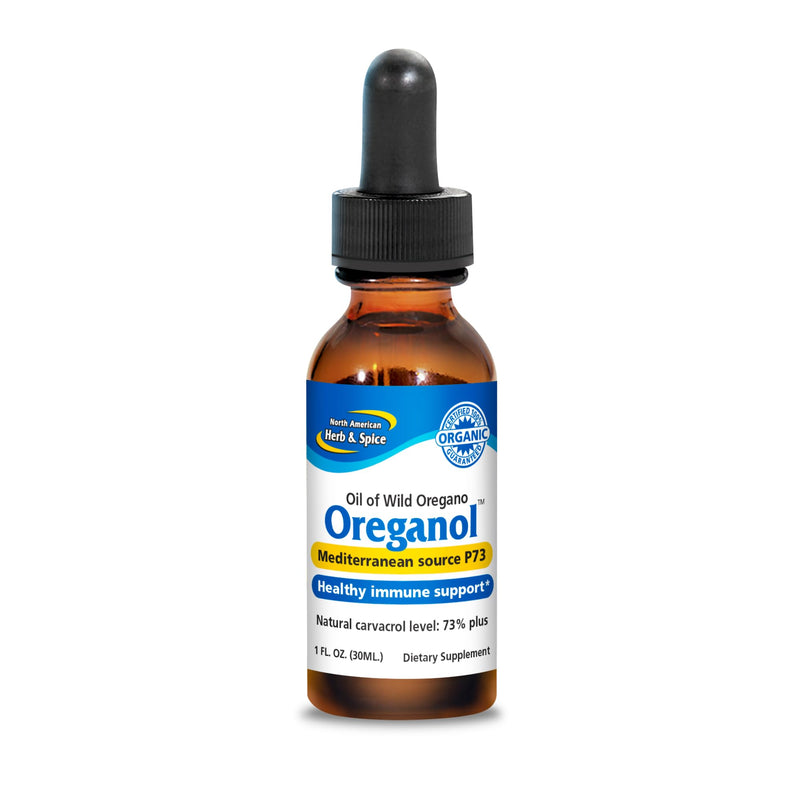 [Australia] - NORTH AMERICAN HERB & SPICE Oreganol - 1 fl. oz. - Unprocessed, Wild, Organic Oregano Oil - Mediterranean Source P73 - Non-GMO - 432 Servings 