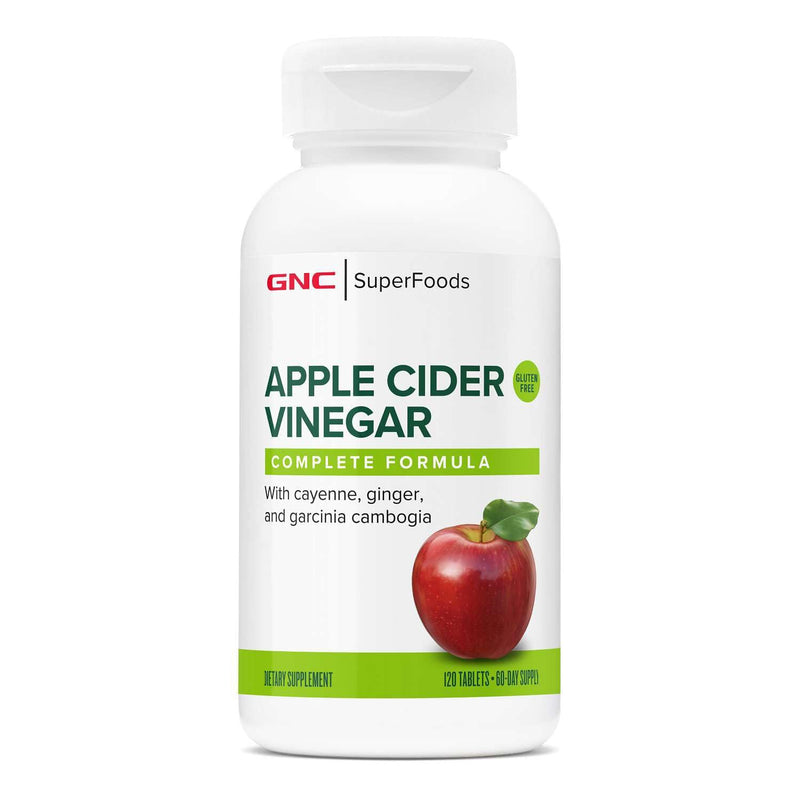 GNC SuperFoods Apple Cider Vinegar 120 Count (Pack of 1)