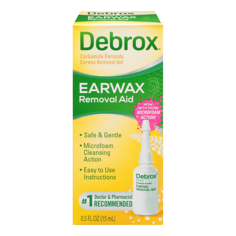 [Australia] - Debrox Ear Wax Removal Drops, Gentle Microfoam Ear Wax Remover, 0.5 Fl Oz 