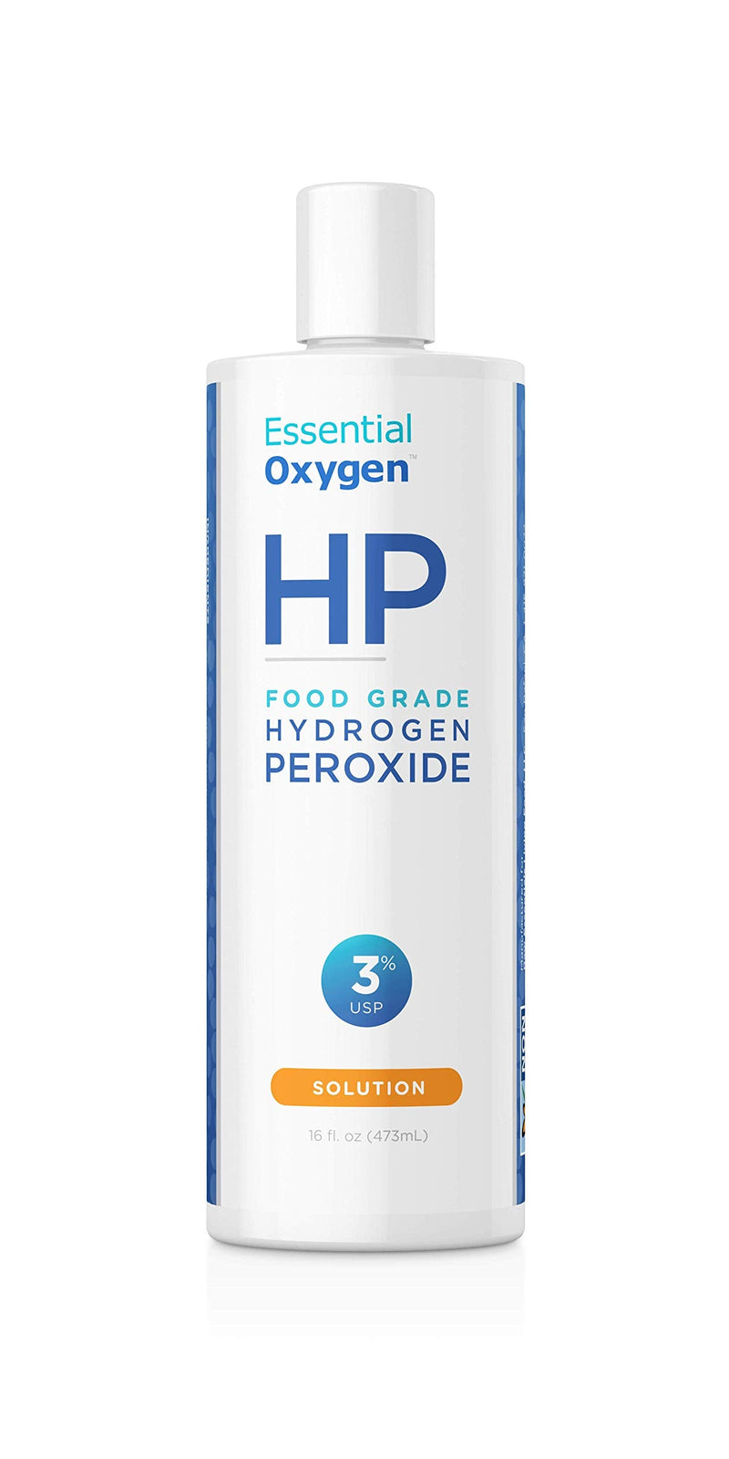 [Australia] - Essential Oxygen Food Grade Hydrogen Peroxide, Natural Cleaner, 3% USP, White, 16 Ounce 