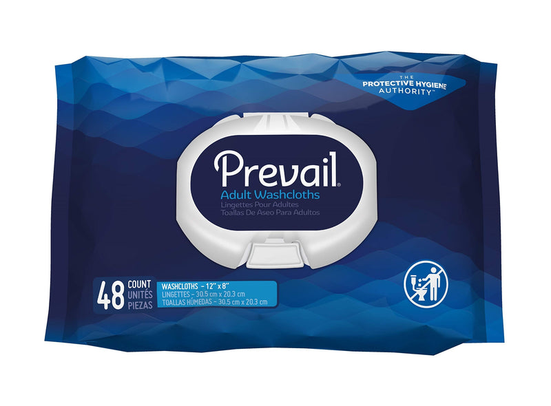 [Australia] - Prevail Personal Wipe, Bath Wipe Washcloth, Soft Pack, Vitamin E/Aloe, WW-710 - Case of 576 