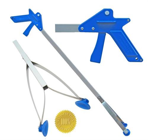 [Australia] - ArcMate 22" EZ Reacher Standard - Grabber Reacher with 5 lb. Pickup Capacity, 4.5" Wide Fingers, Heat Resistant Silicone Tips, and Aluminum Shaft - Grabber Tool for Elderly, Post Op, Accessibility 22 Inch 