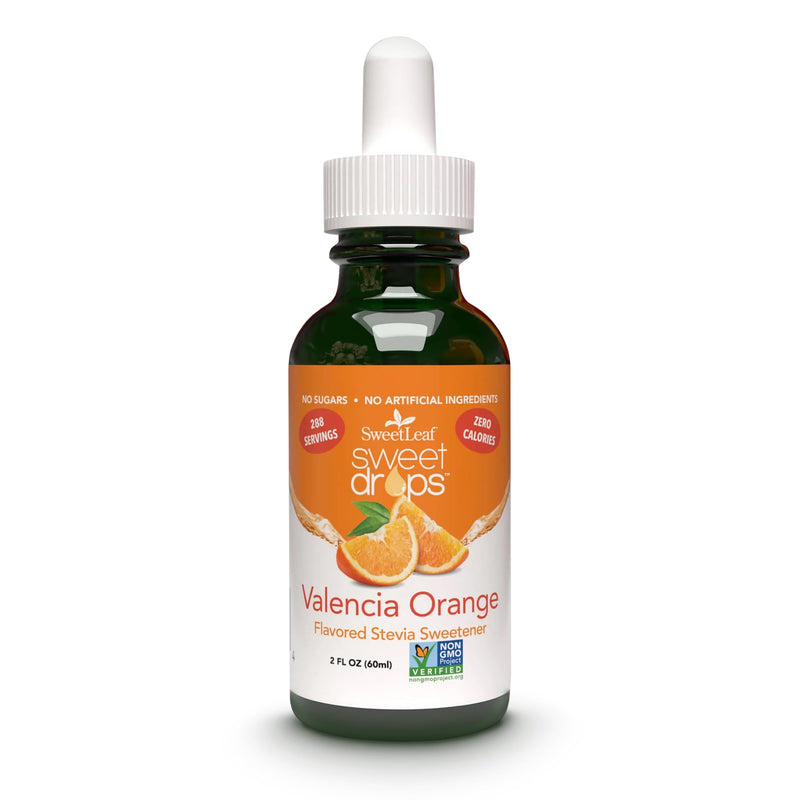 [Australia] - SweetLeaf Sweet Drops - Flavored Stevia Liquid Sweetener, Organic Stevia Extract, Zero Calories, Gluten Free, Keto Friendly, Non GMO, Natural Flavor - Valencia Orange, 2 Fl Oz (Pack of 1) 
