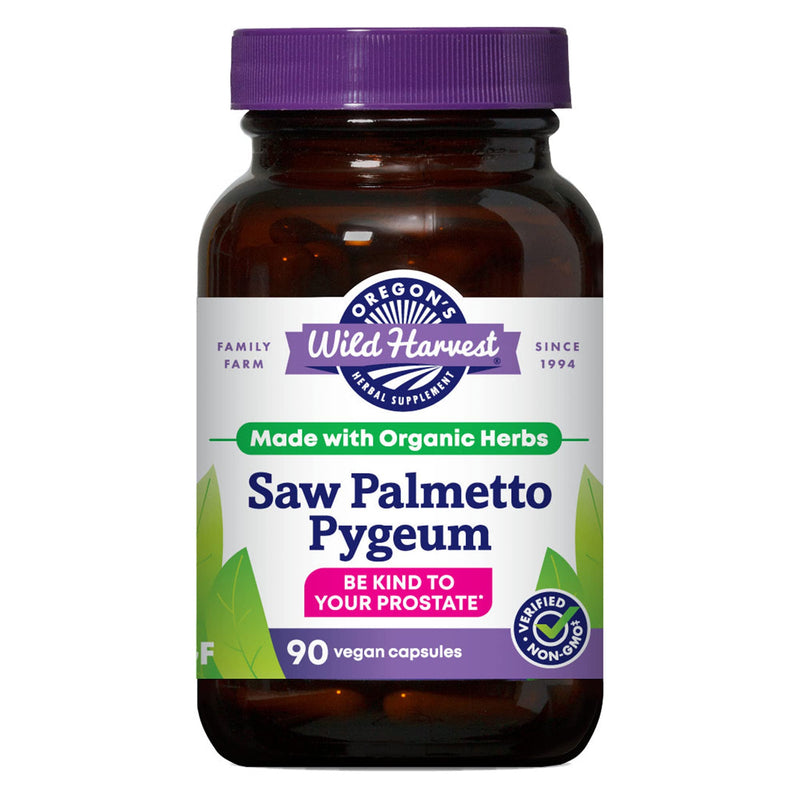 [Australia] - Oregons Wild Harvest SAW PALMETTO/PYGEUM 90 Vegetarian Capsules 