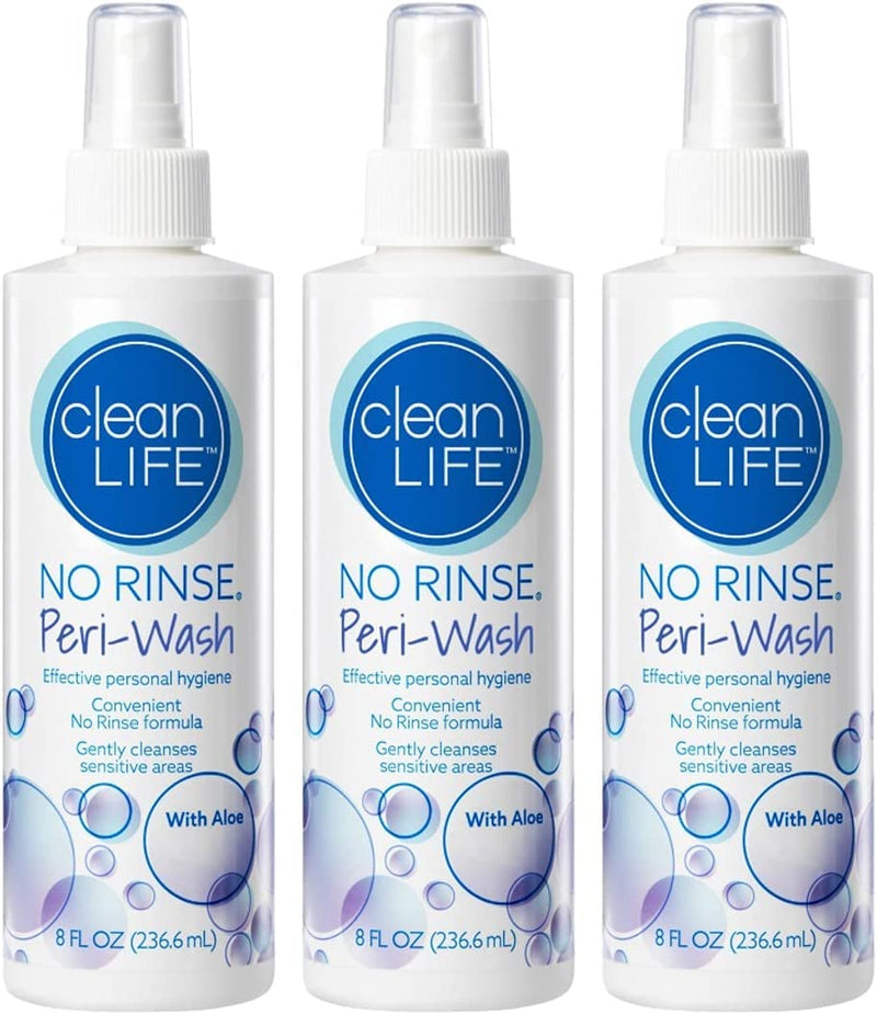 [Australia] - No-Rinse Peri-Wash, 8 fl oz - Soothing, Protecting Perineal Cleanser in a Rinse-Free Formula (Pack of 3) Aloe Vera 8 Fl Oz (Pack of 3) 